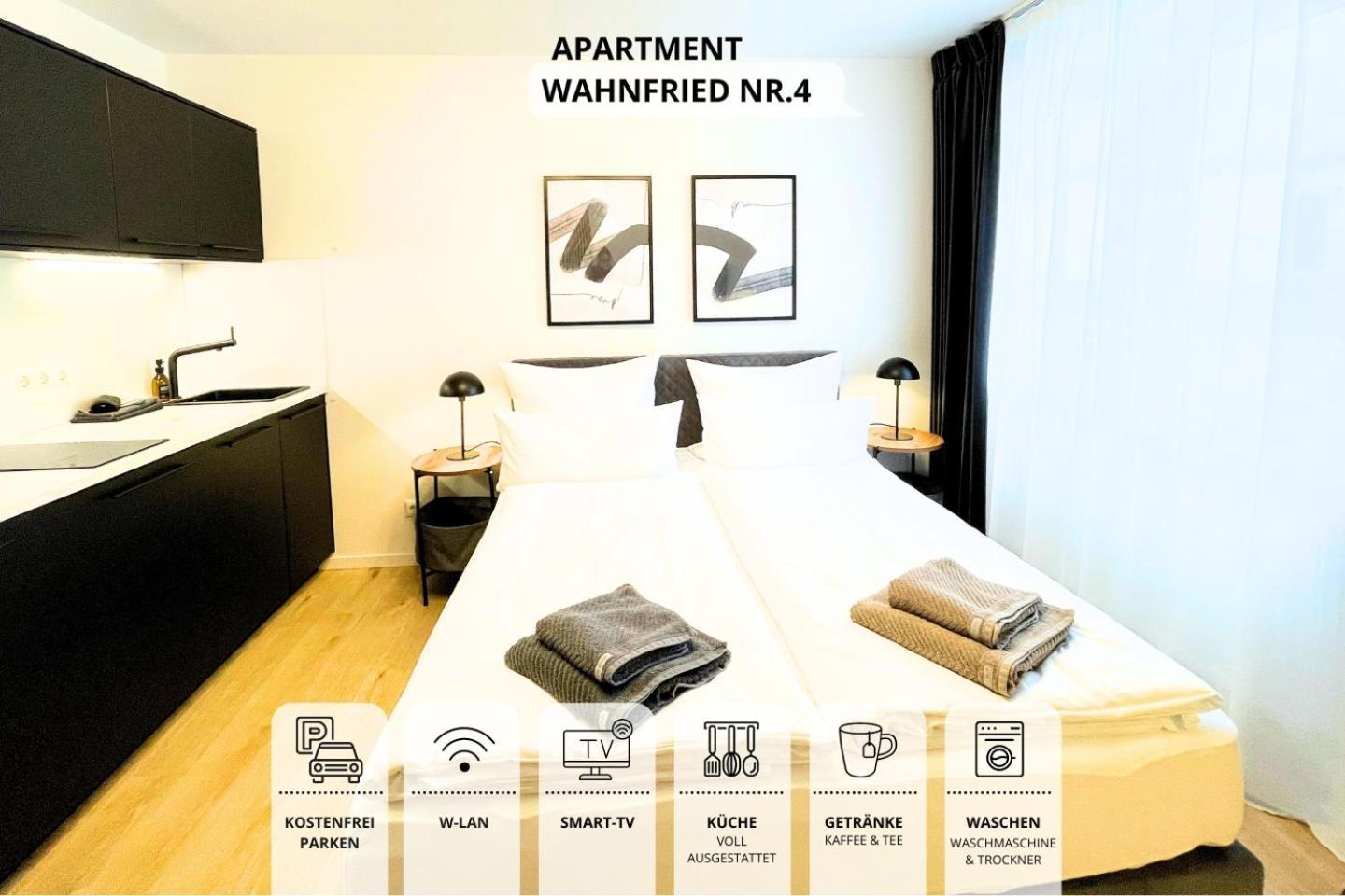 Apartment Wahnfried No4 - Zentral Wohnen Mit Kueche Und Duschbad, Parkplatz, 300M Zur Fussgaengerzone Bayreuth Exteriör bild