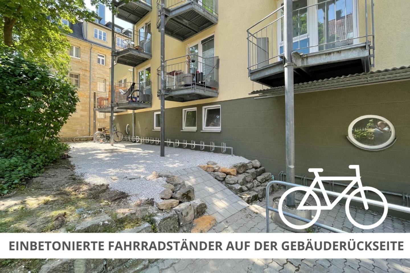 Apartment Wahnfried No4 - Zentral Wohnen Mit Kueche Und Duschbad, Parkplatz, 300M Zur Fussgaengerzone Bayreuth Exteriör bild